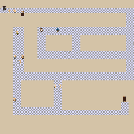 A tan and white world with an uncanny resemblance to the backrooms. it contains various hostile entities.