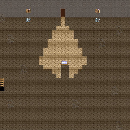 A dark bedroom containing Several abstract shadow creatures.